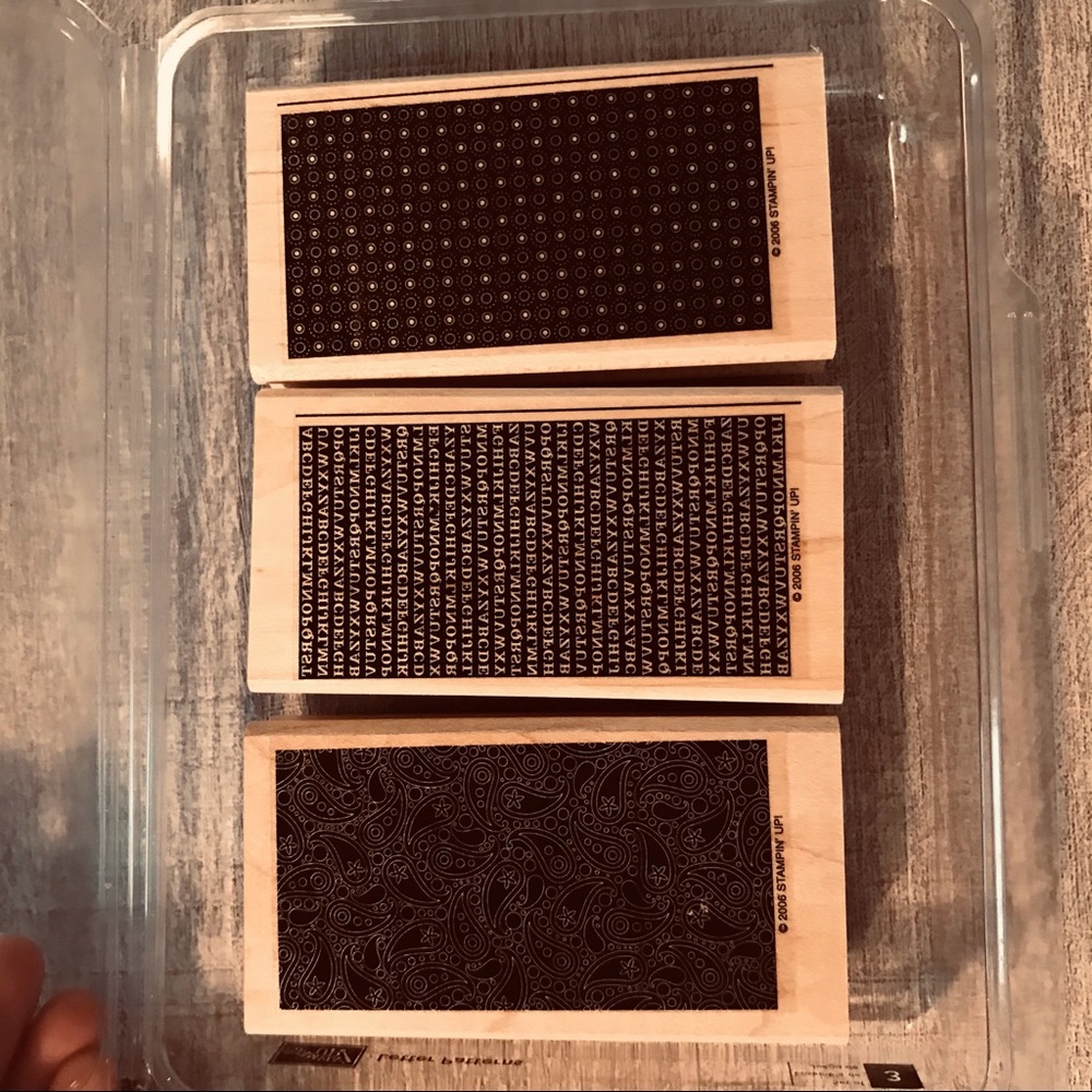 Never Been Used 3 Medium Stamps